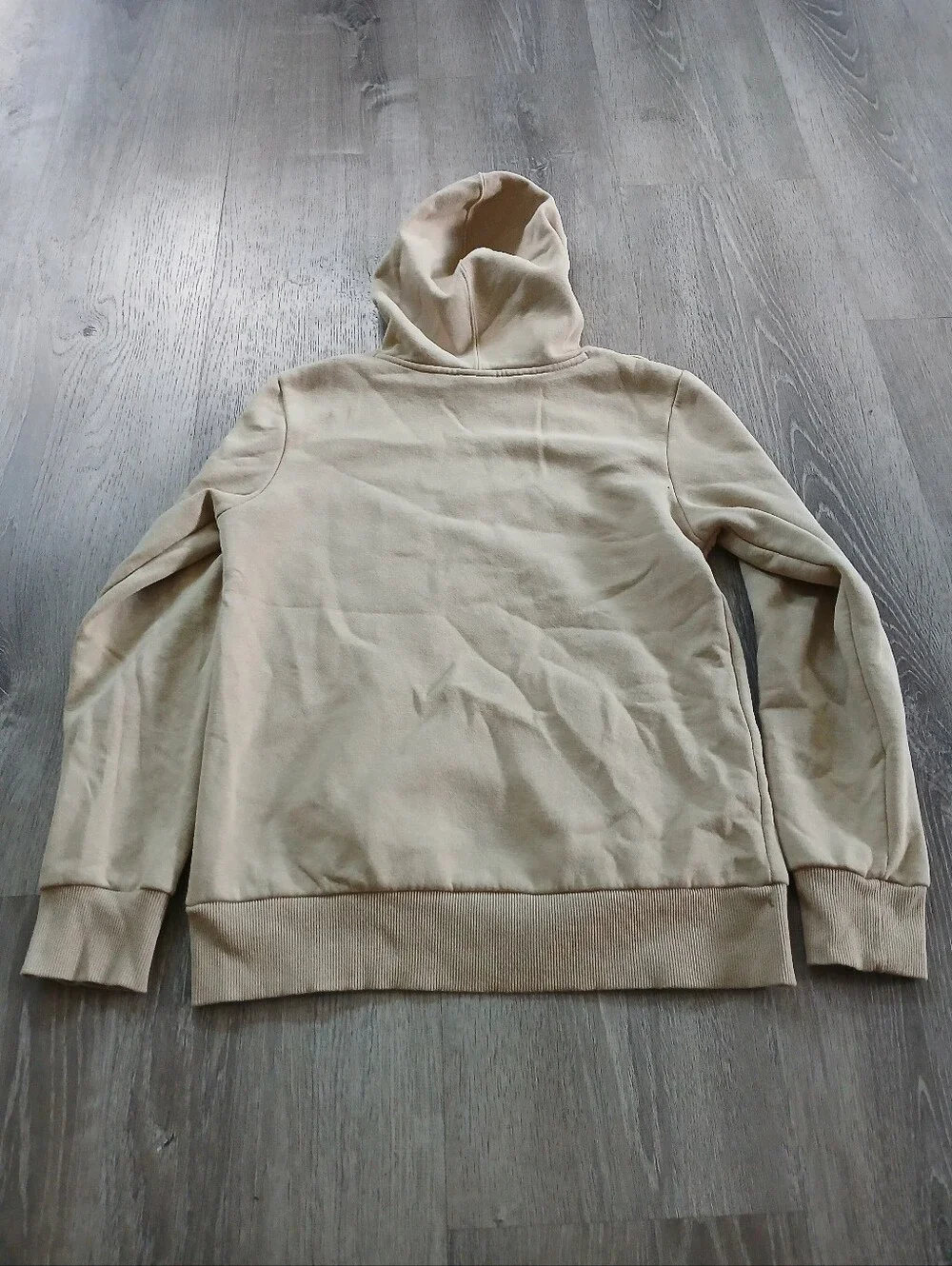 Converse Beige Hooded Pullover Sweatshirt